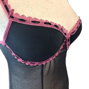 Black and Pink Lingerie Size Small